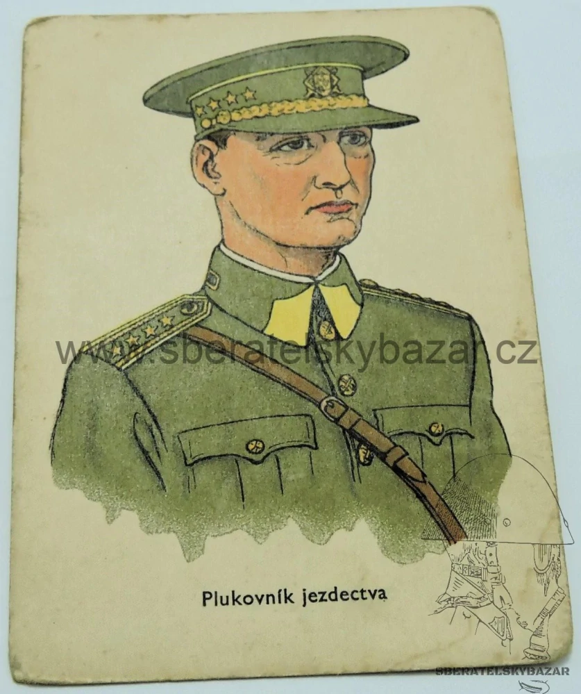 Kartička reklamní Kolínská cikorka