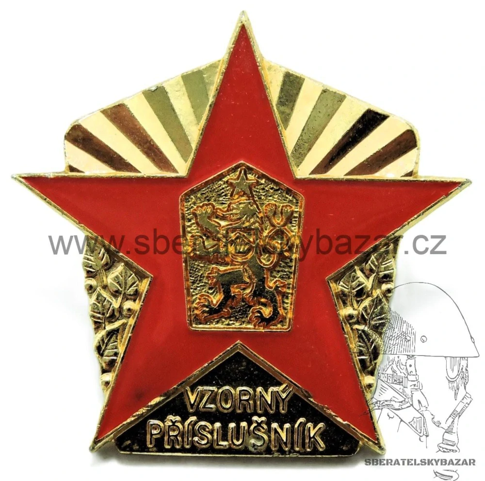 Odznak Vzorný příslušník FMD - Číslovaný