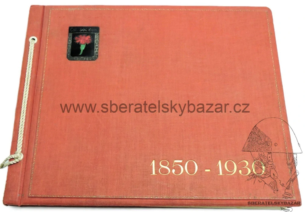 Pamětní album ČS sociální demokracie – Vídeň, cca 1930 | podpisy, razítka