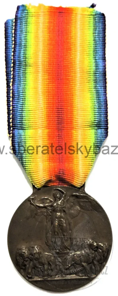 Itálie WWI – Medaglia Interalleata della Vittoria 1914–1918 – Vítězná