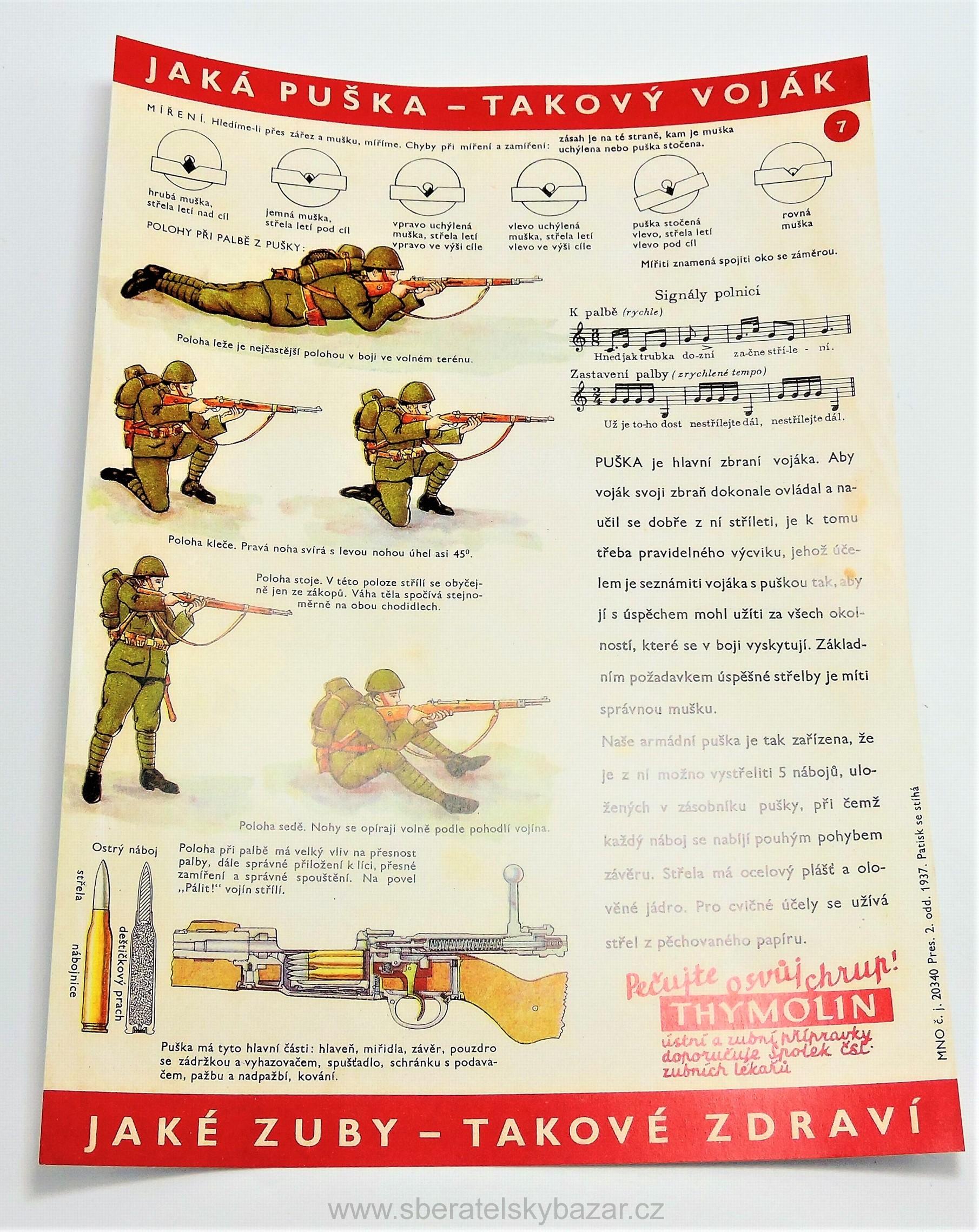 Plakát RČS - Thymolin - reprint