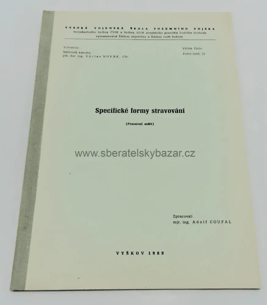 Ženijní stroje ČSLA - Pracovní sešit