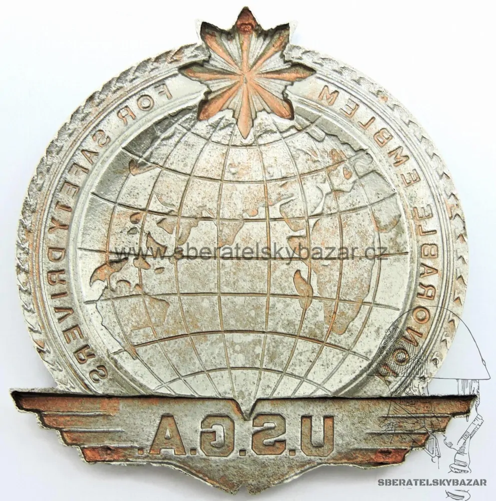 Honorable emblem for safety drivers U.S.G.A 