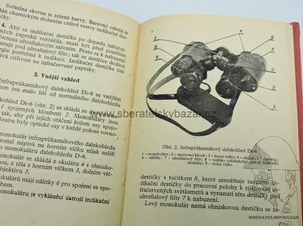 Předpis ČSLA - Infraprůkazníkový dalekohled Di-6 a Bi-8