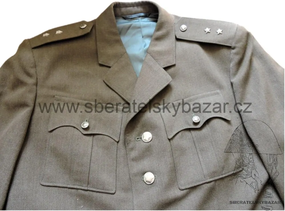 Sako Vojska MV - romistr stříbrné knoflíky SNB - 60.léta