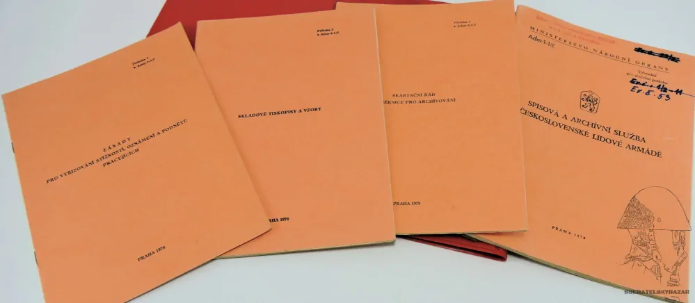 Předpis ČSLA - Spisová a archivační služba 4x sešit