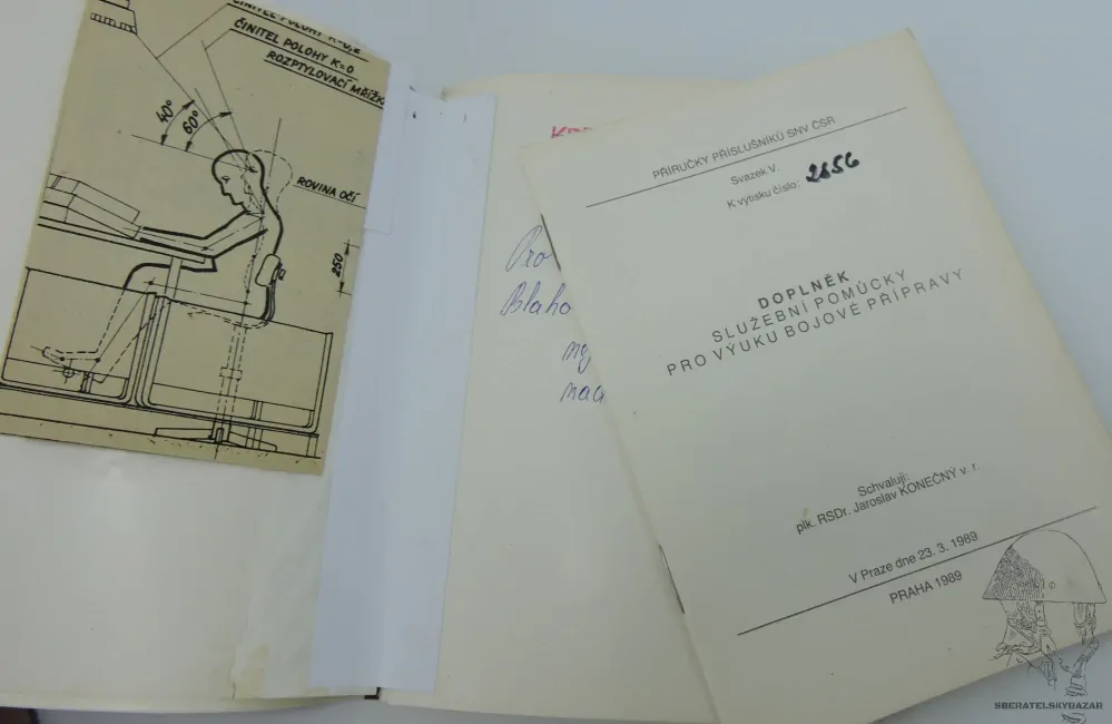 	 Originál příručka bojová příprava SNV - 1984 