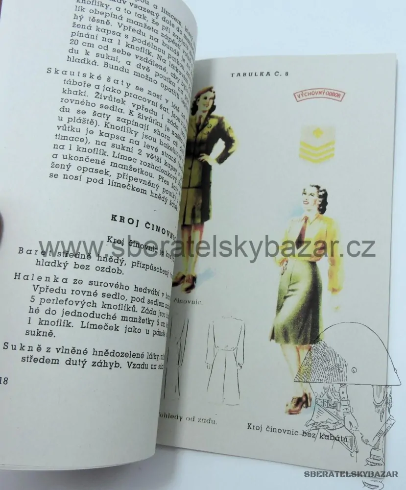 Stejnokroje pro všechy složky Junáka - 1947 - Reprint