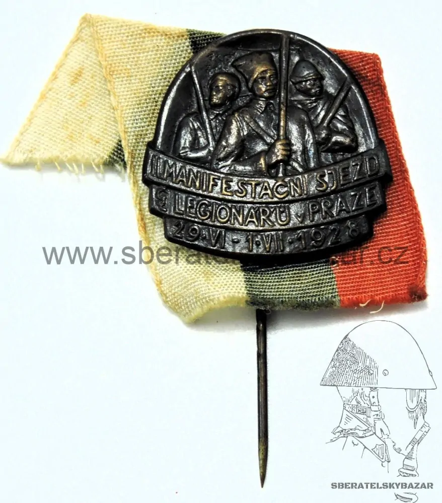 Odznak II. Manifestační sjezd Legionářů v Praze 1928