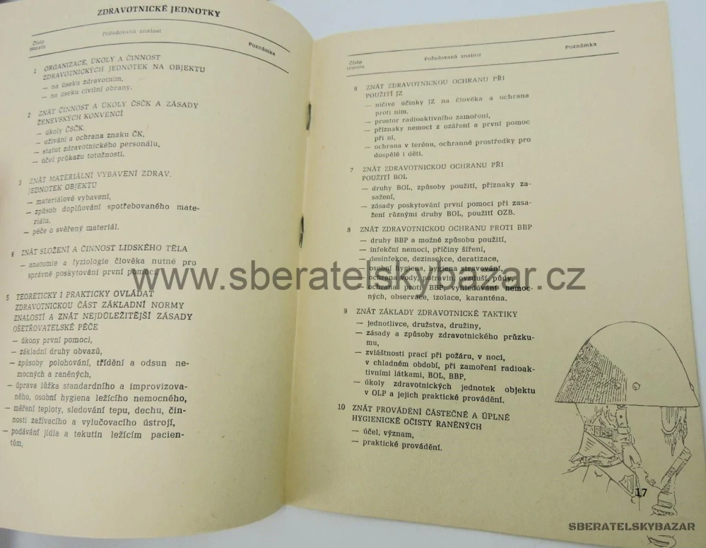 Originál příručka znalosti jednotek civilní obrany objektů 