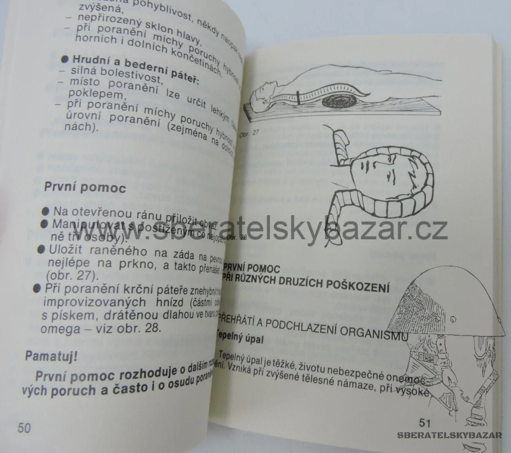 Originál příručka první pomoc předlekařská kapesní