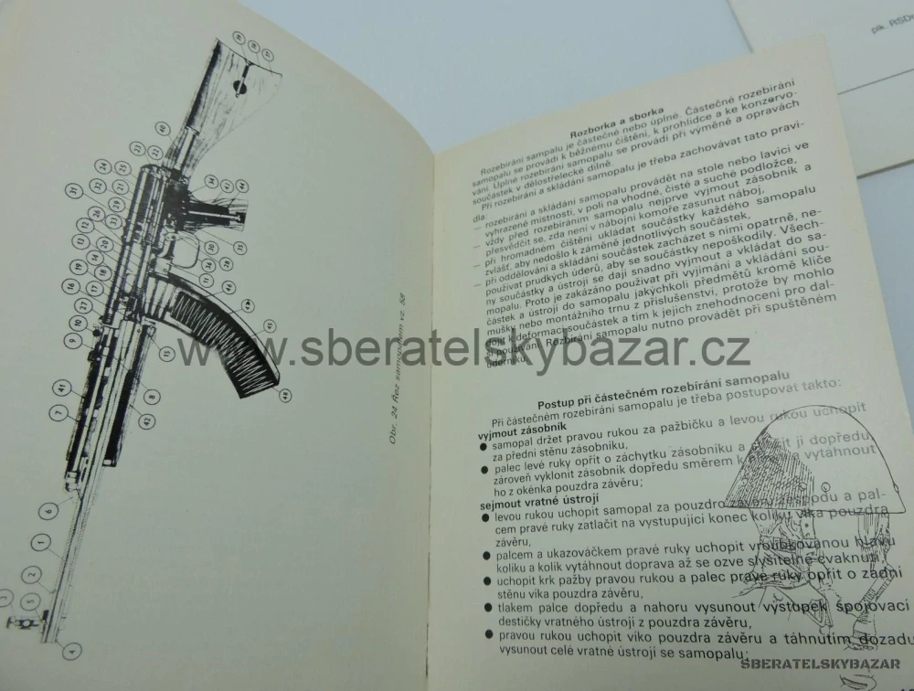 Originál příručka bojová příprava SNV - 1984