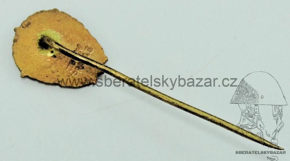 Miniatura Vzorný pohraničník těžká verze značená ZUKOV PRAHA 3