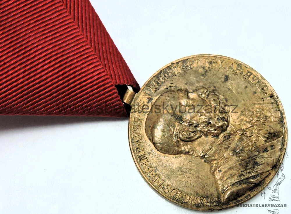 Jubilejní medaile 1898 k příležitosti 50 let panování Františka Josefa 
