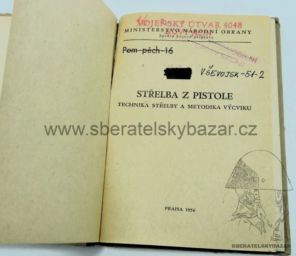 Předpis Pom-pěch-16 ČSLA - Střelba z pistole (vz 52) Technika střelby