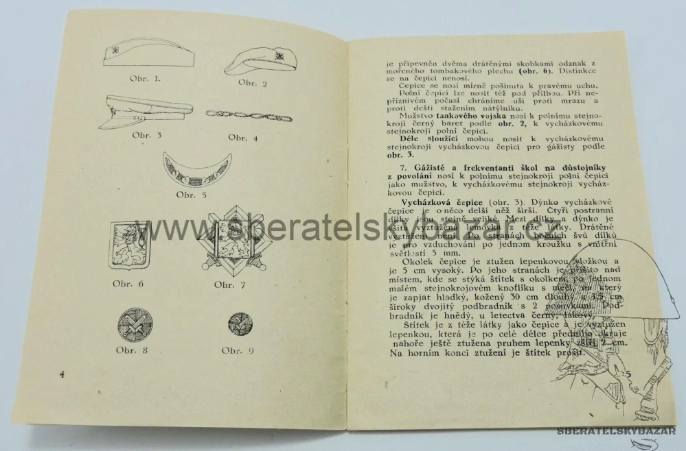  Výstrojní předpis ČSLA vz.45 - originál 