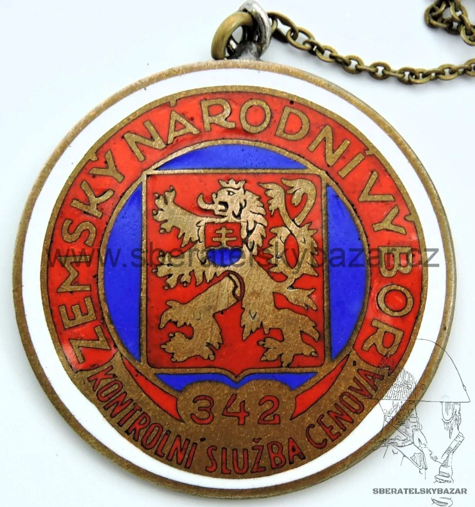 Služební placka - Kontrolní služba cenová 