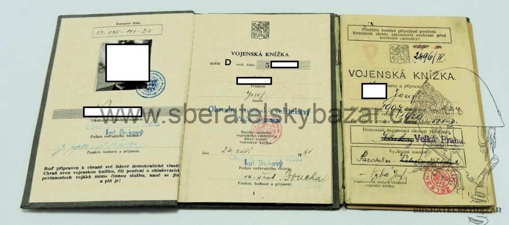 Vojenská knížka ČSLA a první republika stejné jméno