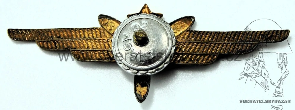 Odznak 1954-68 ČSR specialisty ILS bez třídy - číslo