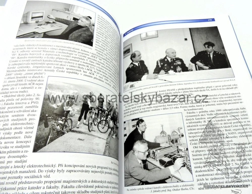 Kniha Dějiny vojenské akademie v Brně