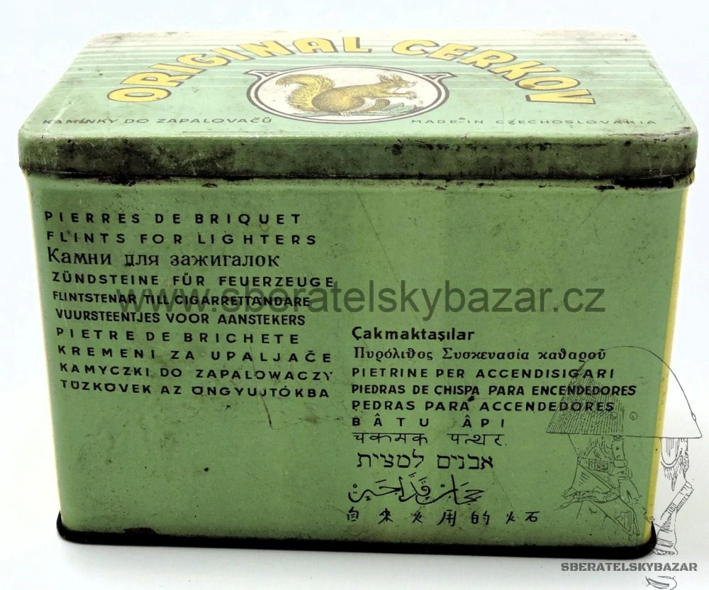 Plechovka od kamínků do zapalovačů
