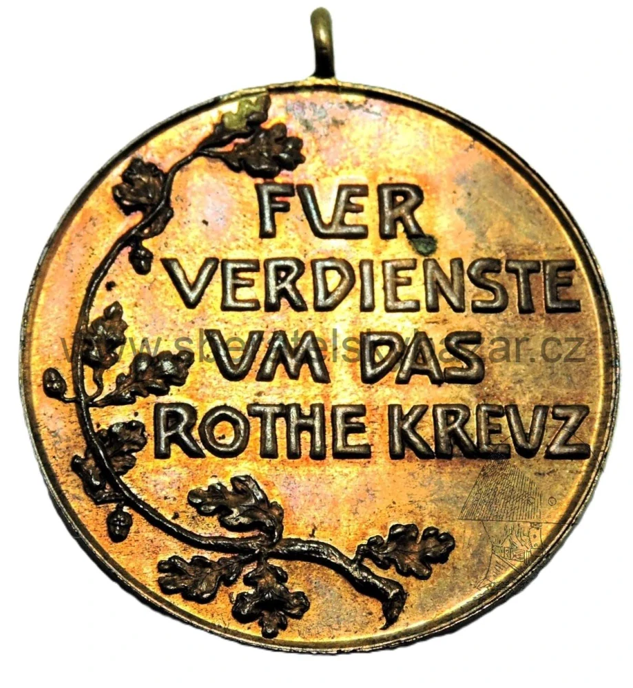 Pruská Medaile červeného kříže 3. třídy - bronzová!