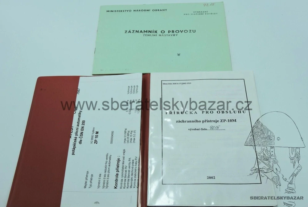 Příručka Zachranný přístroj ZP-10M