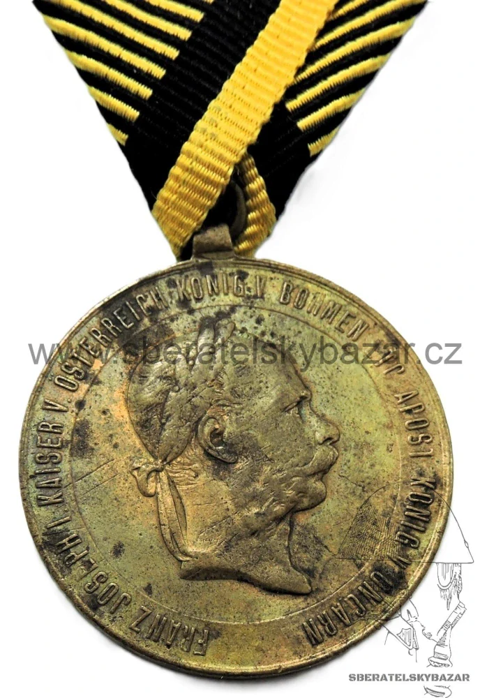 KRIEGSMEDAILLE - válečná medaile "2. DECEMBER 1873"