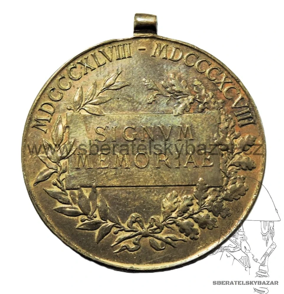 Jubilejní medaile 1898 k příležitosti 50 let panování Františka Josefa