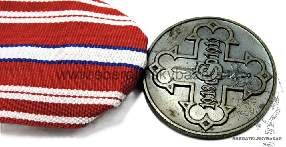Pamětní odznak pro dobrovolníky 1918-1919- světlejší vydání 1945