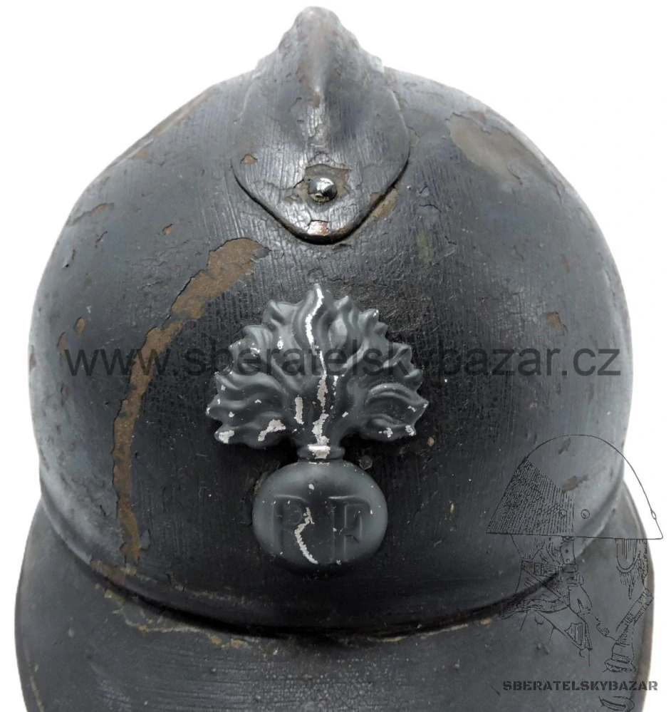 Přilba "Adrian" Francie m15 - WWI - s vnitřkem