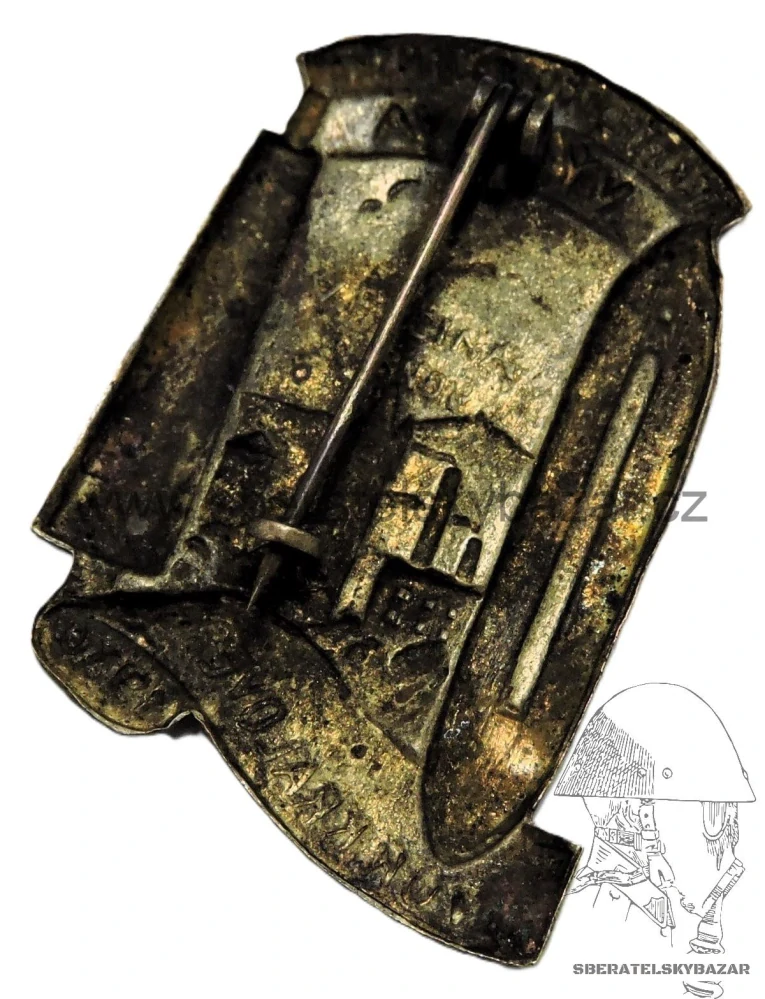 Odznak tekstilní a krajinská výstava Dvůr Králové nL. 1936