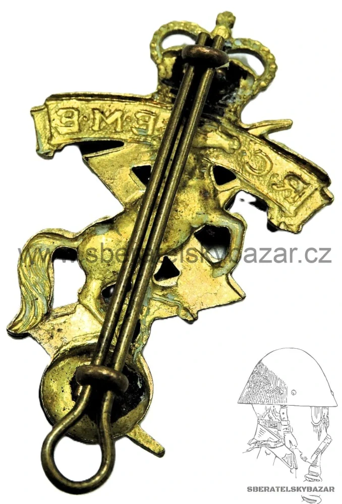 Odznak na čepici RCEME – Royal Canadian Electrical and Mechanical Engi