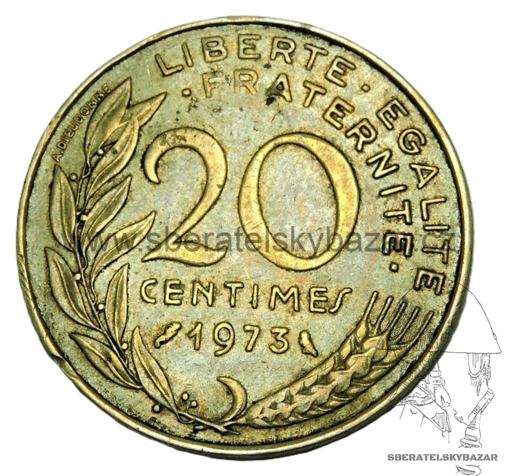 20 centimes 1973