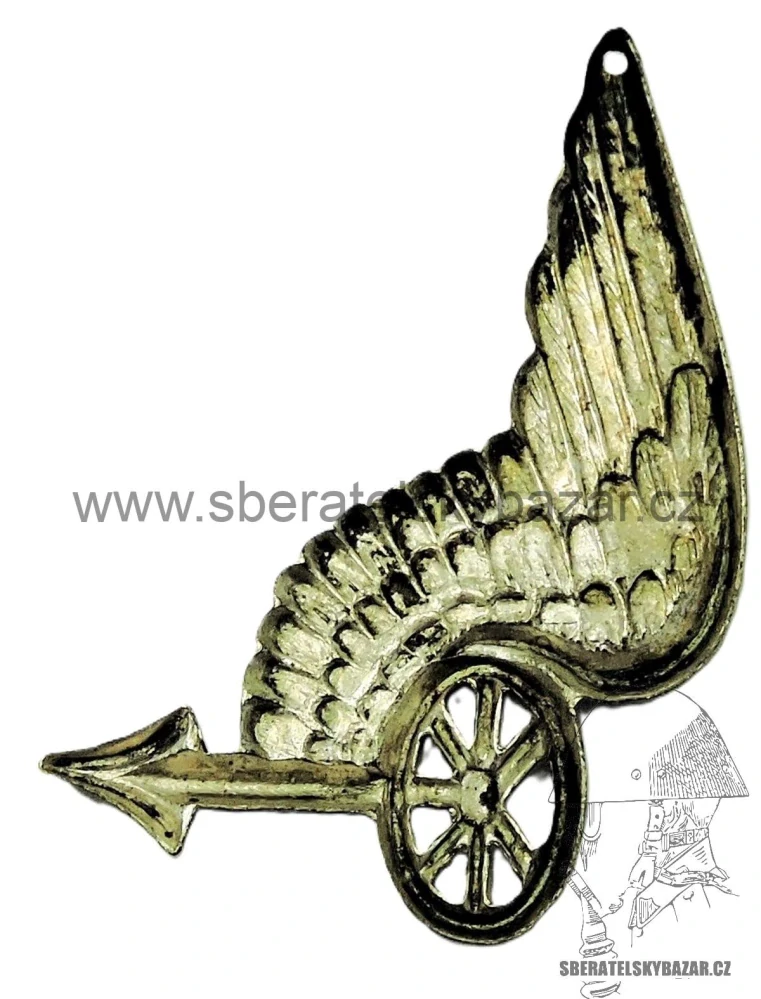 Rozlišovací odznak k.u.k. Kragenspiegelauflagen Kraftfahrtruppe