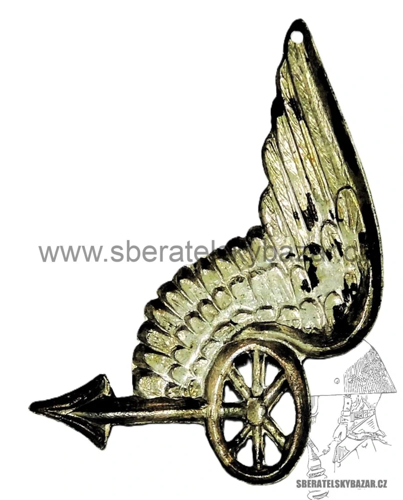 Rozlišovací odznak k.u.k. Kragenspiegelauflagen Kraftfahrtruppe