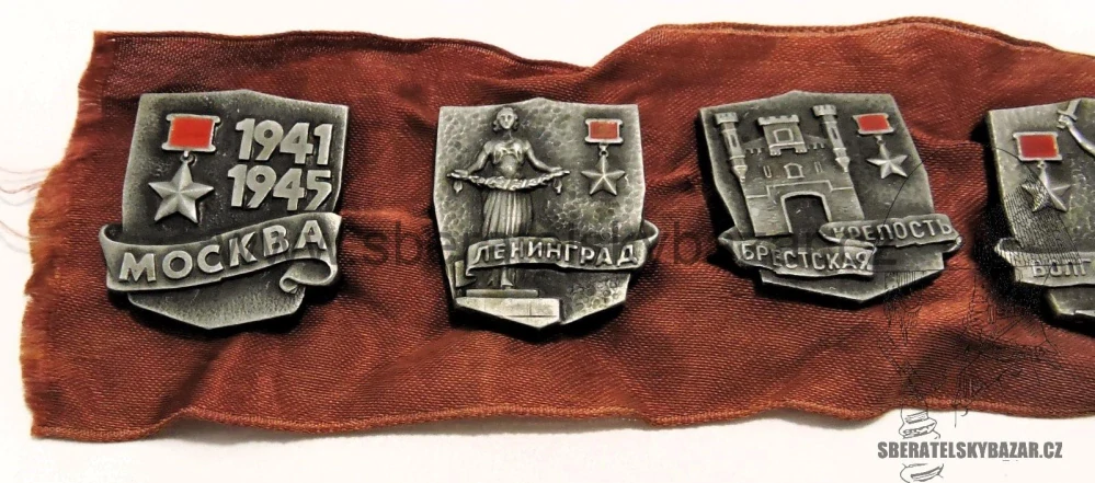 	 Sada odznaků SSSR - Moskva 1941-1945 