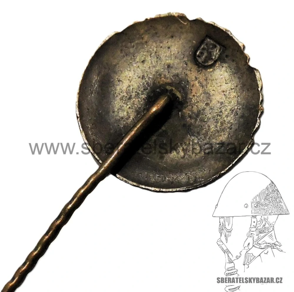 Miniatura střeleckého odznaku - značená Lev 