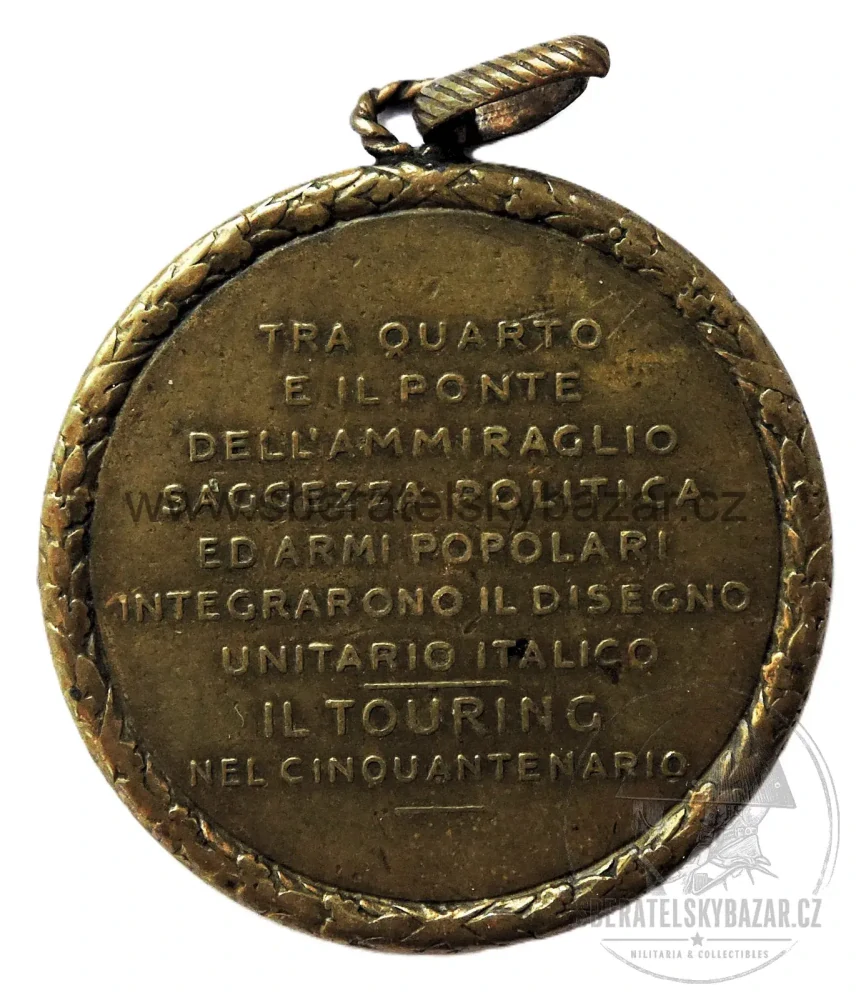 Itálie 1910 – pamětní medaile Spedizione dei Mille 1860–1910, Garibald