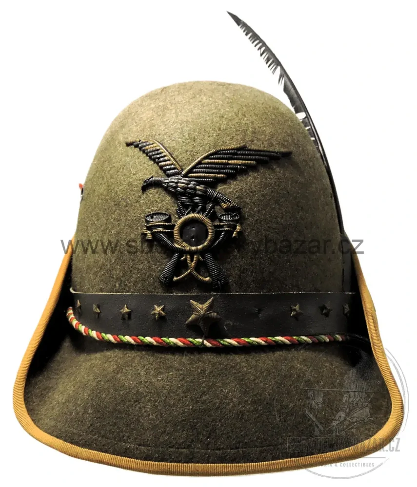 Itálie – Klobouk Alpini