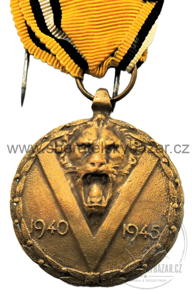 Belgie – Medaile válečného dobrovolníka 1940–1945 – se zkříženými meči