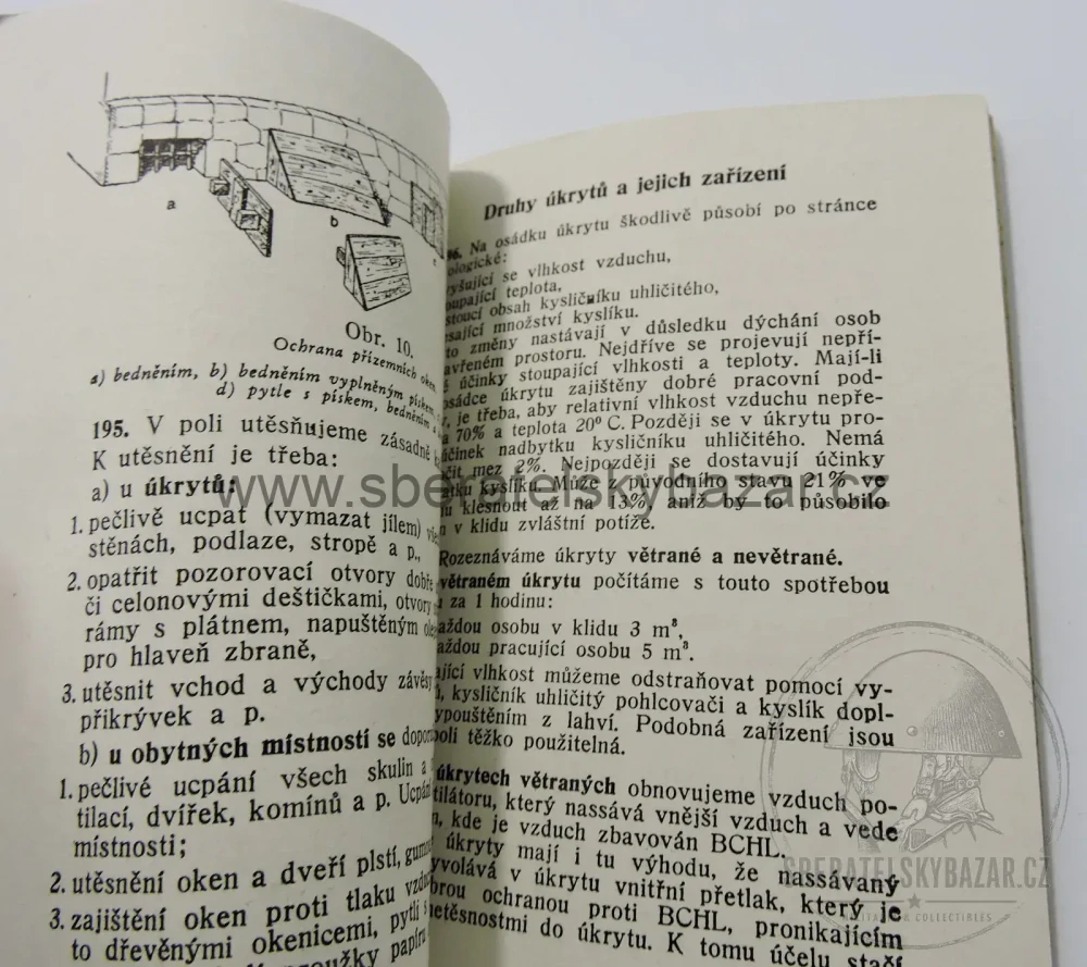 Čs. vojenský předpis – Ochrana proti bojovým chemickým látkám – 1947