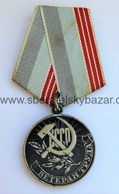 Medaile veteran prace SSSR 