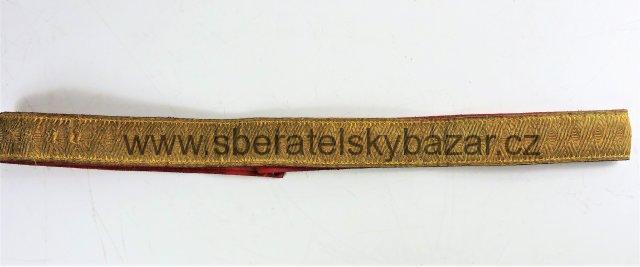 Opasek Velitele Hradní stráže bez přezky použité
