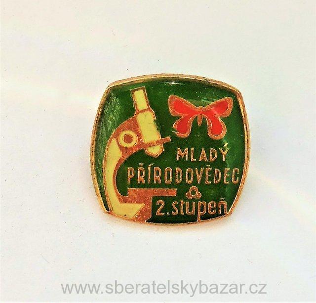 Odznak - Mladý přírodovědec 2. stupeň