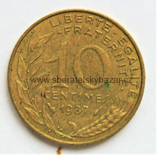 Francie - 10 centime 1987