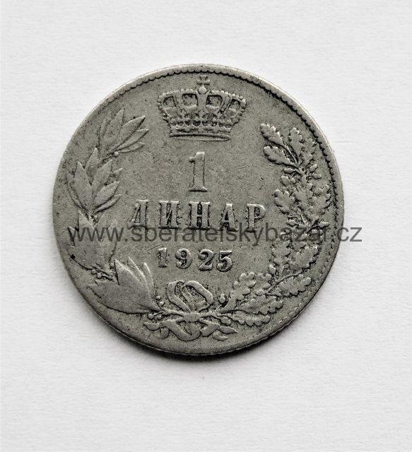 Jugoslávie - 1 dinar 1925