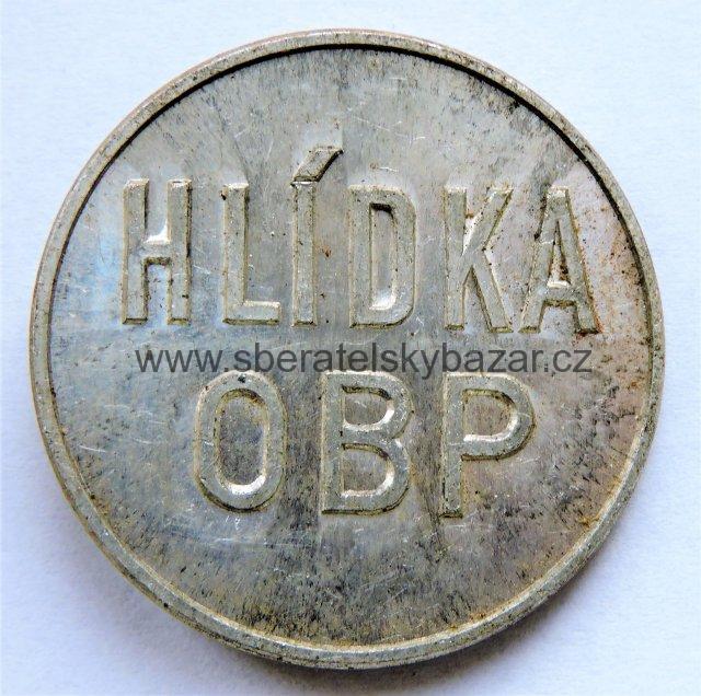 Odznak "placka" Hlídka OBP