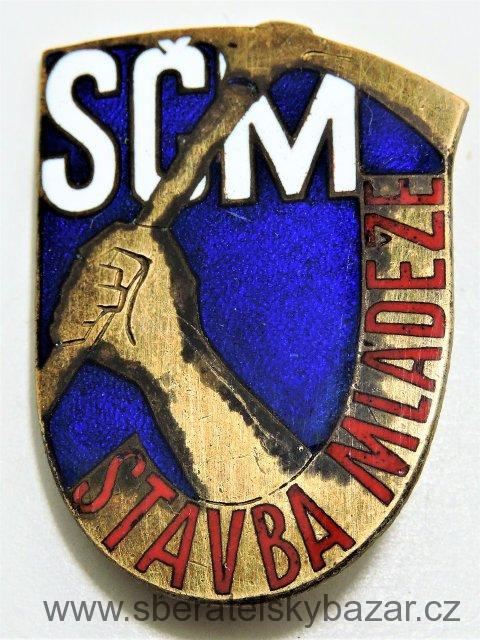 Velký odznak SČM - Stavba Mládeže