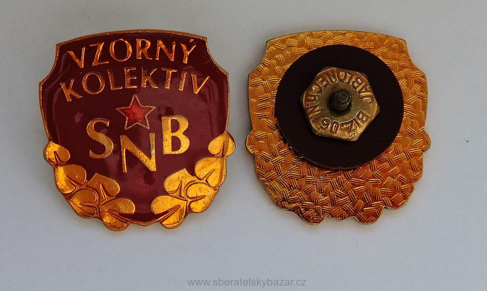 Vzorný kolektiv SNB na šroub
